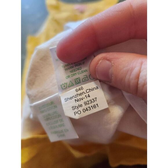 Lilly Pulitzer Jacqueline Shift Dress Sunglow Yellow Size 00 - Picture 6 of 6